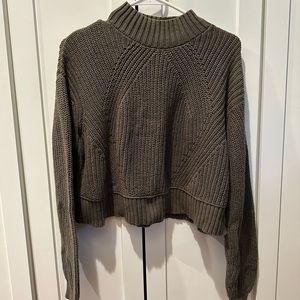 Olive Green Knit Sweater